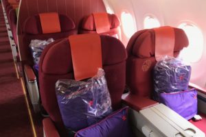 Review: Hong Kong Airlines Airbus A320 Business Class From Shanghai to Hong Kong