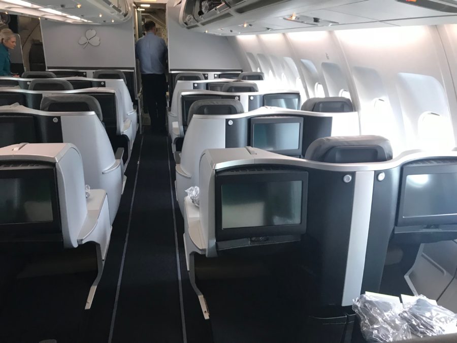 Aer Lingus Airbus A330-200 Business Class Dublin to Washington