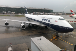A British Airways 747-400